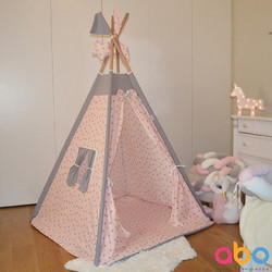 Abo Little Princess Παιδική Σκηνή Ινδιάνικη με Στρώμα ABO.002.400