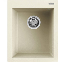 Elleci Quadra 100 Υποκαθήμενος Νεροχύτης Γρανίτη Bianco Antico 41x50cm