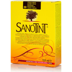 Sanotint Classic 03 Καστανό Φυσικό Φυτική Ημιμόνιμη Βαφή Μαλλιών Χωρίς Αμμωνία 125ml
