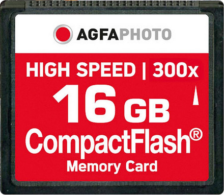 Κάρτα Μνήμης Agfaphoto 300X MLC Compact Flash 16GB