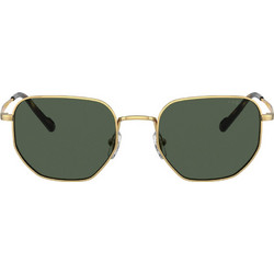 Vogue VO4186S 280/71 Γυαλιά Ηλίου Πολυγωνικά Μεταλλικά Χρυσά με Πράσινο Φακό