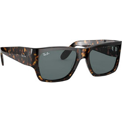Ray-Ban RB2187 1332/86 Ανδρικά Γυαλιά Ηλίου Τετράγωνα Κοκάλινα Κίτρινα με Μπλε Degradee Φακό