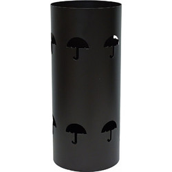 Ομπρελοθήκη Μεταλλική Φ19x45 εκ. Μαύρο Ματ Import Hellas 57