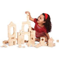 Edushape Μαλακά Στοιβαζόμενα Τουβλάκια με Όψη Ξύλου 30τμχ