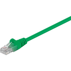 Goobay U/UTP Cat.5e Καλώδιο Δικτύου Ethernet 1m Green