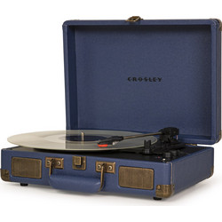 Crosley Cruiser Deluxe Πικάπ Βαλιτσάκι με Ηχεία Bluetooth Navy