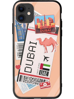 Θήκη Ticket To Dubai iPhone 11 Groove TPU (Tempered Glass και TPU)
