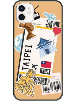 Θήκη Ticket To Taipei iPhone 12 mini Black TPU (Μαύρη Σιλικόνη)