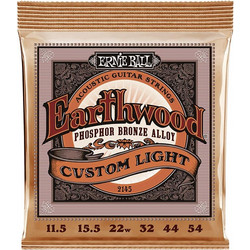 Ernie Ball 2145 Σετ 6 Χορδές Ακουστικής Κιθάρας Phosphor Bronze 12-54" Medium Tension