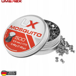 Βολίδες αεροβόλου μολύβδινες τύπου Diabolo επίπεδη κεφαλή Umarex Mosquito Ribbed (500) 4,5mm 7,40gr / 0,48γρ