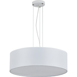 HomeLighting Cozy Κρεμαστό Φωτιστικό Οροφής Μονόφωτο E27 Λευκό SE21-WH-50 77-8239