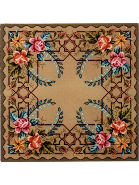 ΚΑΡΕ 03.27 (SIZE 90X90) ΜΠΕΖ ΜΕ ΧΡΥΣΟΚΛΩΣΤΗ