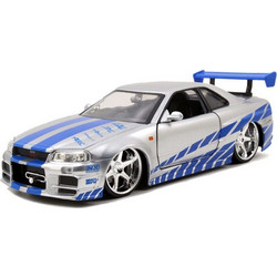 Simba Fast & Furious 2002 Nissan Skyline Blue 1:24
