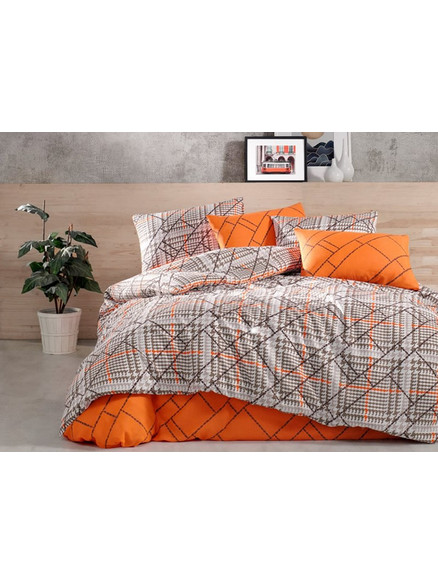 Mc Decor Σετ Σεντόνια Υπέρδιπλα Βαμβακερά 240x260 Felix Ora