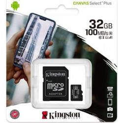 Kingston microSDHC 32GB Class 10 U1 UHS-I