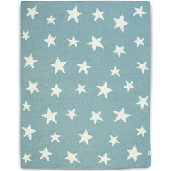 Mamas & Papas Chenille Star Κουβέρτα Αγκαλιάς Πλεκτή 70x90 Μπλε