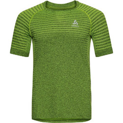 Odlo Crew Neck Essential Seamless Ανδρικό Αθλητικό T-Shirt Lime 313492-40412