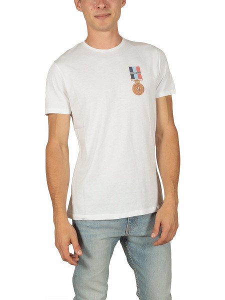 French Kick ανδρικό t-shirt Polichinelle white fkm1-2019