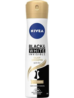 Nivea Black & White Invisible Silky Smooth Γυναικείο Αποσμητικό Spray 48h 150ml