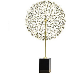 Επιτραπέζιο διακοσμητικό Dandelion μεταλλικό, 22x39εκ