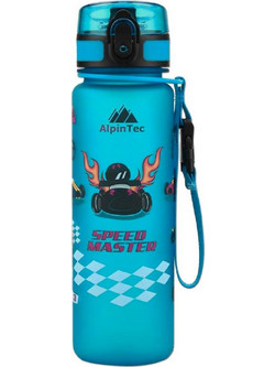 AlpinPro AlpinTec Cars Παιδικό Μπουκάλι Πλαστικό BPA Free Γαλάζιο 500ml