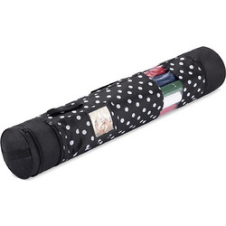 Jemidi Wrapping Paper Organiser - Θήκη / Τσάντα Οργάνωσης και Αποθήκευσης Χαρτιών Περιτυλίγματος - 94 x 17 cm - Polka Dots / White / Black (55022.06)
