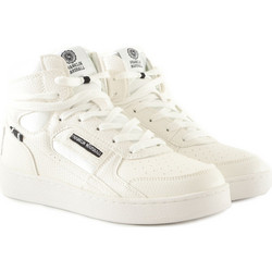 Franklin & Marshall Ανδρικά Sneakers Μποτάκια Λευκά FHIG0016S-0061