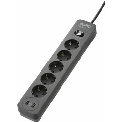 APC Essential SurgeArrest 5 Outlet 2 USB (PME5U2B-GR)
