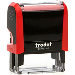 Αυτόματη Σφραγίδα Κειμένου Trodat Printy 4912 με Κόκκινο Σώμα 43147
