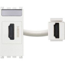 Πρίζα HDMI Λευκή Arke