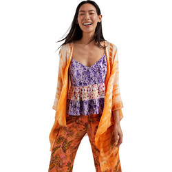 Desigual Γυναικεία Ζακέτα Μακριά Πορτοκαλί 22SAWA06-7044