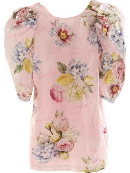 Monnalisa Παιδικό Φόρεμα Floral Ροζ 715904-5651-0090