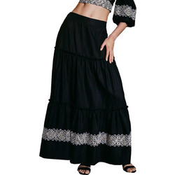 Lace Φούστα Μαύρη M-5210