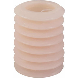 Κερί Pillar Layered Circles Medium Soft Pink 7.5x10cm