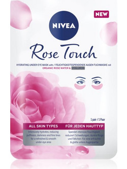 Nivea Rose Touch Hydrating Under Eye Hydrogel Mask Eye Mask 1τμχ