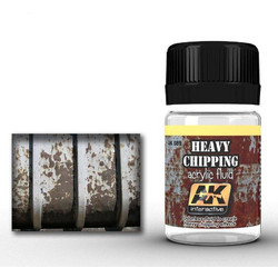 AK089 HEAVY CHIPPING EFFECTS ACRYLIC FLUID - (35 ml)