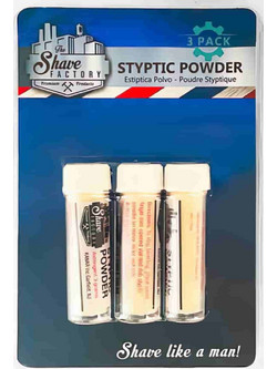 The Shave Factory Styptic Powder 3x3gr