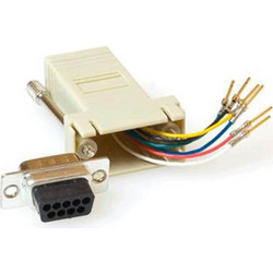 Mountable Heavy Duty Adapter ACT (TD09F8) - RJ-45 Female Σε 09 pole D-Sub Female TD09F8