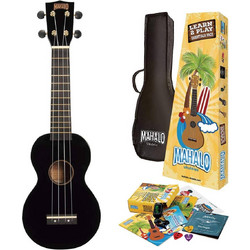 Mahalo Learn 2 Play Pack Kahiko Soprano Trans Black
