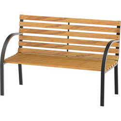 Ξύλινο Διθέσιο Παγκάκι Κήπου 122 x 60 x 80 cm Outsunny 84B-188