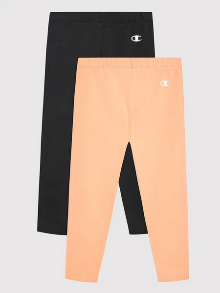 Champion Σετ 2 κολάν GIRL Slim Fit BLACK & SOMON 404329-KK001