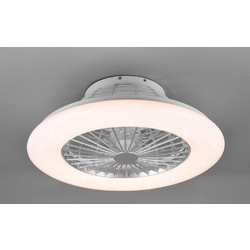 Trio Lighting Reality Stralsund R62522987 Ανεμιστήρας Οροφής 50cm 30W με Φως & Τηλεχειριστήριο Λευκός
