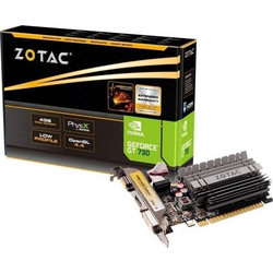 Zotac GeForce GT 730 4GB GDDR3 Κάρτα Γραφικών (ZT-71115-20L)