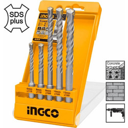 Επαγγελματικό Σετ Τρυπάνια SDS Plus Ingco (AKD2052) AKD2052