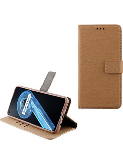 Volte-Tel Allure Magnet Book Stand Clip Θήκη Gold (Realme 9i)