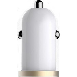 Veger V01S Φορτιστής Αυτοκινήτου με 2 Θύρες Usb 2.4A - Λευκό