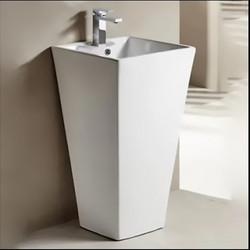 Tema Hilton Νιπτήρας Μπάνιου Δαπέδου Πορσελάνης 47cm Λευκός HIL004