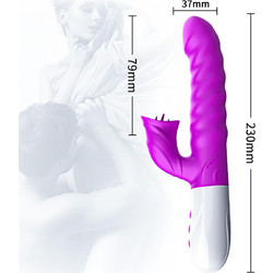 Kinksters Rabbit Δονητής Rabbit Μωβ