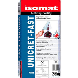 Isomat Unicret-Fast Ταχύπηκτος Επισκευαστικός Σοβάς, 5 Kg