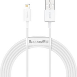 Καλώδιo USB - Lightning 1m 2,4A Baseus Λευκό